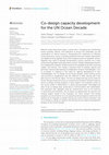 Research paper thumbnail of Co-design capacity development for the UN Ocean Decade