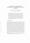 Research paper thumbnail of Finding High-Level Explanations for Subsumption w.r.t. Combinations of CBoxes in EL and EL+