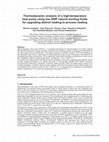 Thermodynamic Analysis of a High-Temperature Heat Pump Using Low GWP Natural Working Fluids for Upgrading District Heating to Process Heating Cover Page