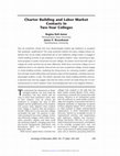 Research paper thumbnail of Charter Building and Labor Market Contacts in Two-Year Colleges