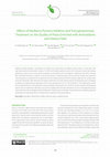 Research paper thumbnail of Effects of Mulberry Pomace Addition and Transglutaminase Treatment on the Quality of Pasta Enriched with Antioxidants and Dietary Fiber