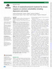 Research paper thumbnail of Effects of onabotulinumtoxinA treatment for chronic migraine on common comorbidities including depression and anxiety