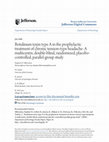 Research paper thumbnail of Botulinum Toxin Type A in Prophylactic Treatment of Migraine