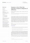 Research paper thumbnail of Genetics in the X-Men film franchise: mutants as allegories of difference