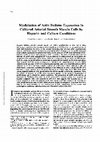 Research paper thumbnail of Modulation of actin isoform expression in cultured arterial smooth muscle cells by heparin and culture conditions