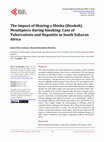 The Impact of Sharing a Shisha (Hookah) Mouthpiece during Smoking: Case of Tuberculosis and Hepatitis in South Saharan Africa Cover Page