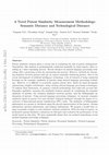 A Novel Patent Similarity Measurement Methodology: Semantic Distance and Technological Distance Cover Page