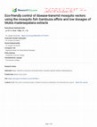 Eco-friendly control of disease-transmit mosquito vectors using the mosquito fish Gambusia affinis and low dosages of Mukia maderaspatana extracts Cover Page