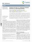 Research paper thumbnail of Synthesis and study of<i>C</i>-substituted methylthio derivatives of cobalt bis(dicarbollide)