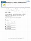 Research paper thumbnail of Intramolecular non-covalent interactions in nido-carboranes and metallacomplexes