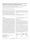 Research paper thumbnail of Synthesis and X‐ray single crystal structure of first aromatic <i>ortho</i> ‐di‐ <i>tert</i> ‐butyl azolo[1,2,4]triazine