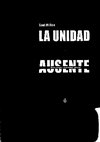 Research paper thumbnail of La unidad ausente: antropología y diversidad cultural