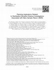 Research paper thumbnail of Planning Implications Related to Sterilization-Sensitive Science Investigations Associated with Mars Sample Return (MSR)