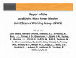 Research paper thumbnail of Report of the 2018 Joint Mars Rover Mission Joint Science Working Group (JSWG)