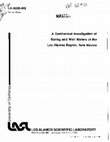 Research paper thumbnail of Geothermal investigation of spring and well waters of the Los Alamos Region, New Mexico