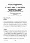 Justicia y ejercicio del poder: la infamia y los «delitos de lujuria» en la cultura legal de la Castilla medieval Justice and exercise of the power: infamy and «crimes of lust» in the legal culture of medieval Castile Cover Page