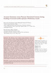 Acoustic Emissions versus Pressure Stimulated Currents during bending of restored marble epistyles: Preliminary results Cover Page