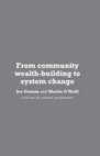 Research paper thumbnail of From community wealth‐building to system change