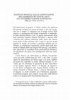 Research paper thumbnail of DANTE IN SPAGNA: DALLE ANNOTAZIONI DEL MARQUÉS DE SANTILLANA ALL'INTERPRETAZIONE JUNGHIANA DELLA VITA NUOVA 1