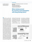 What reimbursement for coronary revascularization with drug-eluting stents? Cover Page