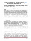 Research paper thumbnail of Issues that Need to be Addressed to Achieve Peace in Ethiopia the Case of Oromia National Regional State