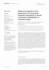 Research paper thumbnail of Research progress on the application of transcranial magnetic stimulation in spinal cord injury rehabilitation: a narrative review