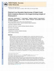 Research paper thumbnail of Polarized X-ray Absorption Spectroscopy of Single-Crystal Mn(V) Complexes Relevant to the Oxygen-Evolving Complex of Photosystem II