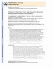 Research paper thumbnail of Prediction of high-valent iron K-edge absorption spectra by time-dependent Density Functional Theory