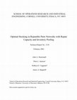 Research paper thumbnail of Optimal Stocking in Reparable Parts Networks with Repair Capacity and Inventory Pooling