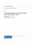 Psychological responses and coping strategies after an urban bridge collapse Cover Page