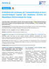 Research paper thumbnail of [Evaluation of self-medication practices and their characteristics among Uvira in Democratic Republic of Congo students]