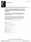 Research paper thumbnail of The effect of Spraino® slide patches on muscle activity and ankle joint loading during a turning manoeuvre