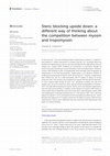 Research paper thumbnail of Steric blocking upside down: a different way of thinking about the competition between myosin and tropomyosin