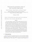 Research paper thumbnail of Total closure for permutation actions of finite nonabelian simple groups