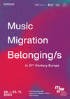 Paper Abstract: "Echoes of the 2011 Syrian Uprising in Europe – Music and Political Belonging among Syrian Forced Migrants in Greece and Austria" Cover Page