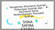 Research paper thumbnail of PPT Pertemuan 1 SISKA SAFIRA C1C021208