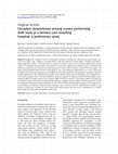 Circadian dysynchrony among nurses performing shift work at a tertiary care teaching hospital: a preliminary study Cover Page