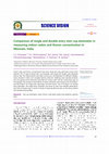 Research paper thumbnail of Comparison of single and double entry twin cup dosimeter in measuring indoor radon and thoron concentration in Mizoram, India