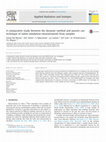 Research paper thumbnail of A comparative study between the dynamic method and passive can technique of radon exhalation measurements from samples