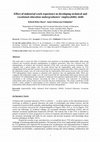 Research paper thumbnail of Effect of industrial work experience in developing Technical and Vocational Education undergraduates’ employability skills