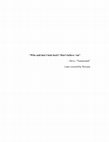 Research paper thumbnail of This is Not For You: The Rise and Fall of Music Milieux in Seattle and the Pacific Northwest, 1950s -1990s