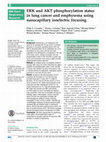 ERK and AKT phosphorylation status in lung cancer and emphysema using nanocapillary isoelectric focusing Cover Page