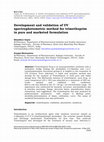 Development and validation of UV spectrophotometric method for trimethoprim in pure and marketed formulation Cover Page