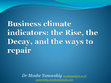 Business climate indicators: the Rise, the Decay, and the ways to repair Cover Page