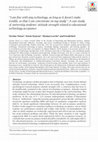 Research paper thumbnail of “I am fine with any technology, as long as it doesn’t make trouble, so that I can concentrate on my study”: A case study of university students’ attitude strength related to educational technology acceptance