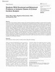 Research paper thumbnail of Students With Emotional and Behavioral Problems in Inclusive Classes: A Critical Incident Analysis