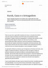 Research paper thumbnail of Kursk, Gaza e o Armagedom - Opera Mundi