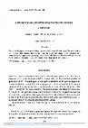 Research paper thumbnail of A problem on growth sequences of groups