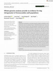 Research paper thumbnail of Whole‐genome analyses provide no evidence for dog introgression in Fennoscandian wolf populations