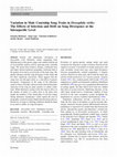 Research paper thumbnail of Variation in Male Courtship Song Traits in Drosophila virilis: The Effects of Selection and Drift on Song Divergence at the Intraspecific Level